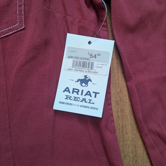 Ariat Real Women's Western Shirt (L) - Picture 5 of 8
